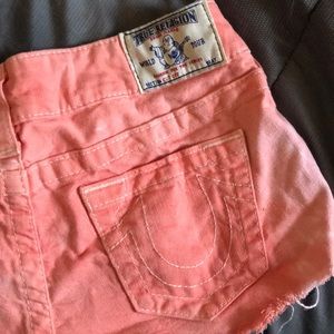 Pink True Religion Short